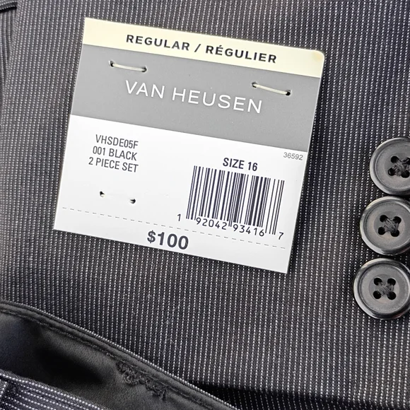 Classic Black Boy's Suit - Picture 3 of 4